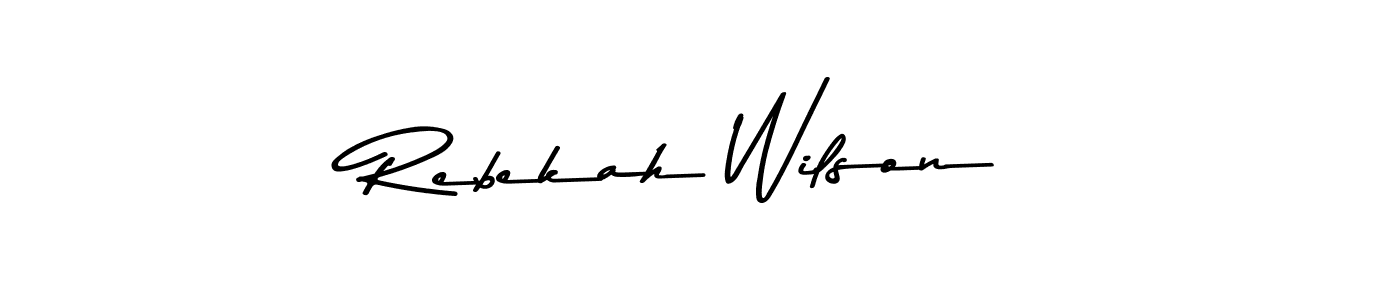 Make a short Rebekah Wilson signature style. Manage your documents anywhere anytime using Asem Kandis PERSONAL USE. Create and add eSignatures, submit forms, share and send files easily. Rebekah Wilson signature style 9 images and pictures png