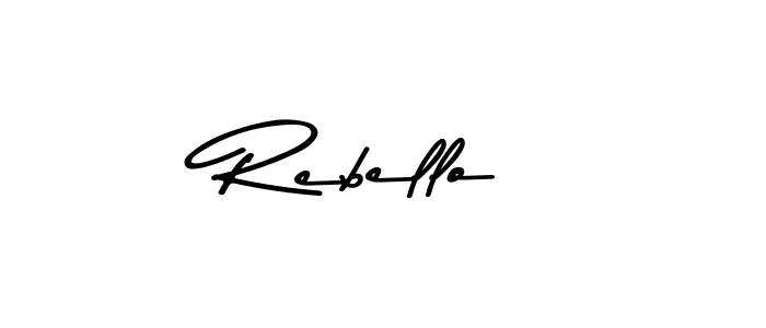 How to Draw Rebello signature style? Asem Kandis PERSONAL USE is a latest design signature styles for name Rebello. Rebello signature style 9 images and pictures png