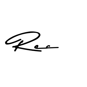How to make Rec name signature. Use Asem Kandis PERSONAL USE style for creating short signs online. This is the latest handwritten sign. Rec signature style 9 images and pictures png