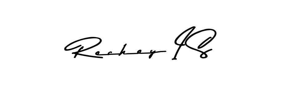 Also we have Rechey I S name is the best signature style. Create professional handwritten signature collection using Asem Kandis PERSONAL USE autograph style. Rechey I S signature style 9 images and pictures png