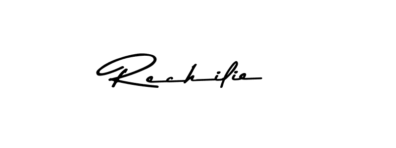 You should practise on your own different ways (Asem Kandis PERSONAL USE) to write your name (Rechilie) in signature. don't let someone else do it for you. Rechilie signature style 9 images and pictures png