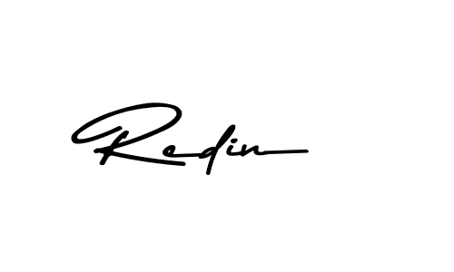 How to make Redin name signature. Use Asem Kandis PERSONAL USE style for creating short signs online. This is the latest handwritten sign. Redin signature style 9 images and pictures png