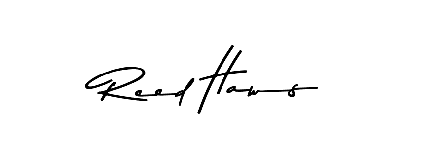 How to make Reed Haws name signature. Use Asem Kandis PERSONAL USE style for creating short signs online. This is the latest handwritten sign. Reed Haws signature style 9 images and pictures png