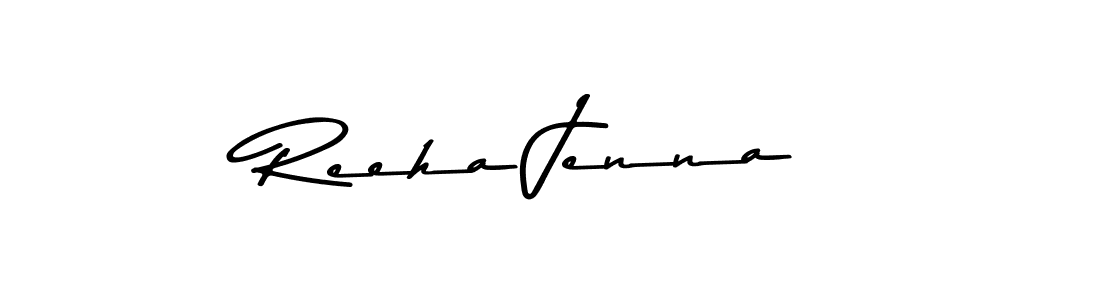 You should practise on your own different ways (Asem Kandis PERSONAL USE) to write your name (Reeha Jenna) in signature. don't let someone else do it for you. Reeha Jenna signature style 9 images and pictures png