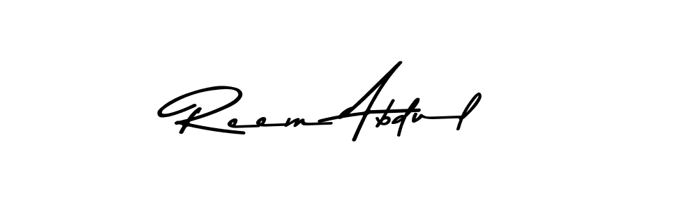 You can use this online signature creator to create a handwritten signature for the name Reem Abdul. This is the best online autograph maker. Reem Abdul signature style 9 images and pictures png