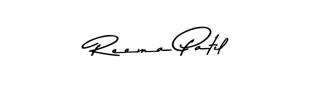 Use a signature maker to create a handwritten signature online. With this signature software, you can design (Asem Kandis PERSONAL USE) your own signature for name Reema Patil. Reema Patil signature style 9 images and pictures png