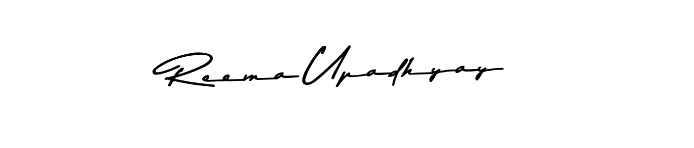 Make a short Reema Upadhyay signature style. Manage your documents anywhere anytime using Asem Kandis PERSONAL USE. Create and add eSignatures, submit forms, share and send files easily. Reema Upadhyay signature style 9 images and pictures png