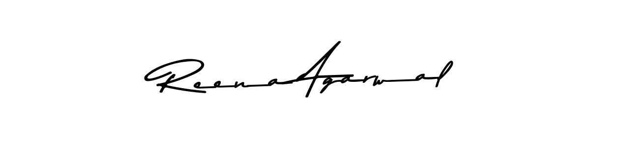Use a signature maker to create a handwritten signature online. With this signature software, you can design (Asem Kandis PERSONAL USE) your own signature for name Reena Agarwal. Reena Agarwal signature style 9 images and pictures png