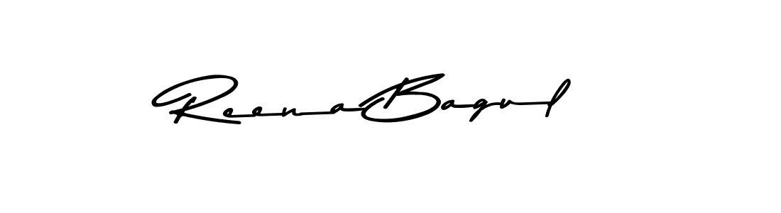 Make a beautiful signature design for name Reena Bagul. With this signature (Asem Kandis PERSONAL USE) style, you can create a handwritten signature for free. Reena Bagul signature style 9 images and pictures png