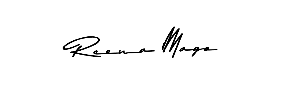 You can use this online signature creator to create a handwritten signature for the name Reena Mago. This is the best online autograph maker. Reena Mago signature style 9 images and pictures png