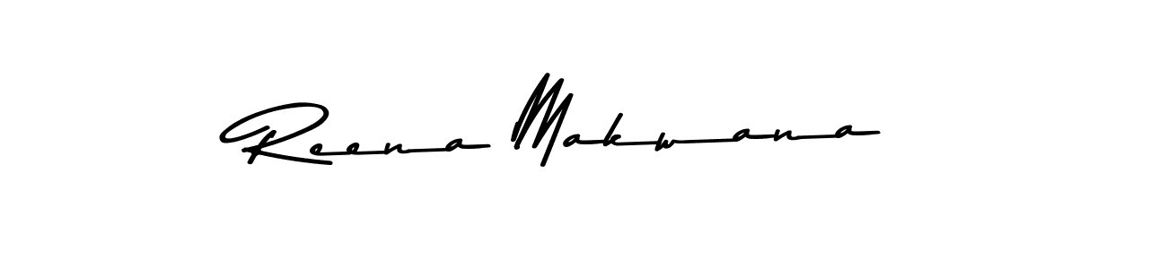 Make a beautiful signature design for name Reena Makwana. Use this online signature maker to create a handwritten signature for free. Reena Makwana signature style 9 images and pictures png