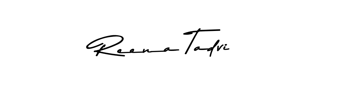 Also You can easily find your signature by using the search form. We will create Reena Tadvi name handwritten signature images for you free of cost using Asem Kandis PERSONAL USE sign style. Reena Tadvi signature style 9 images and pictures png