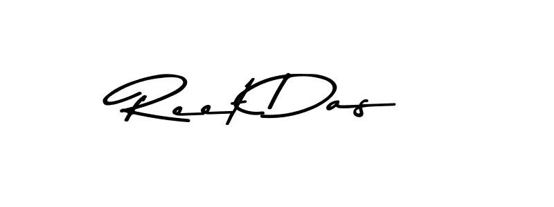 Make a beautiful signature design for name Reet Das. With this signature (Asem Kandis PERSONAL USE) style, you can create a handwritten signature for free. Reet Das signature style 9 images and pictures png