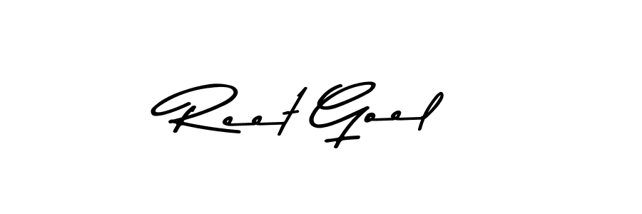 This is the best signature style for the Reet Goel name. Also you like these signature font (Asem Kandis PERSONAL USE). Mix name signature. Reet Goel signature style 9 images and pictures png
