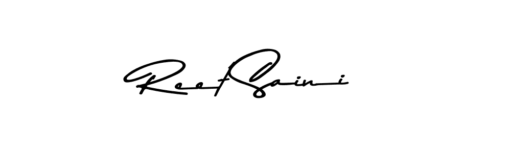 Make a beautiful signature design for name Reet Saini. Use this online signature maker to create a handwritten signature for free. Reet Saini signature style 9 images and pictures png