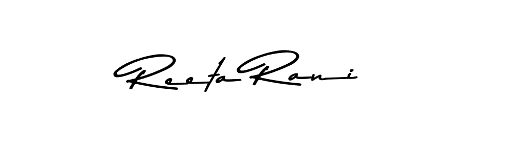 This is the best signature style for the Reeta Rani name. Also you like these signature font (Asem Kandis PERSONAL USE). Mix name signature. Reeta Rani signature style 9 images and pictures png