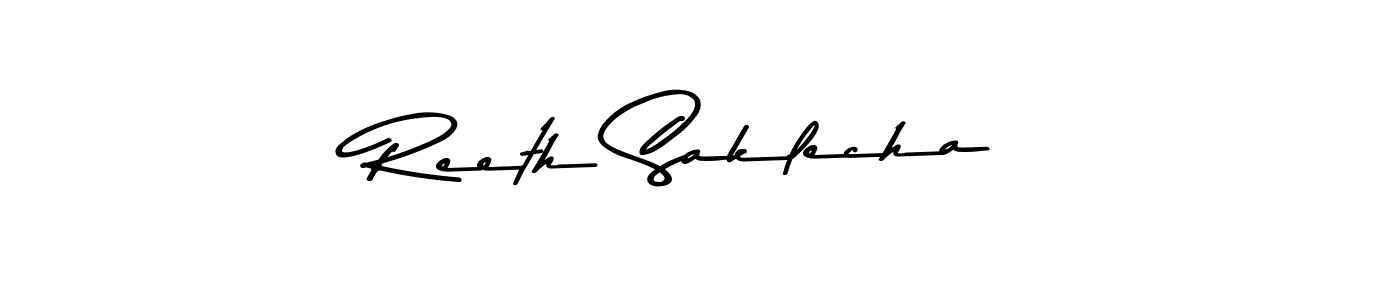 Similarly Asem Kandis PERSONAL USE is the best handwritten signature design. Signature creator online .You can use it as an online autograph creator for name Reeth Saklecha. Reeth Saklecha signature style 9 images and pictures png