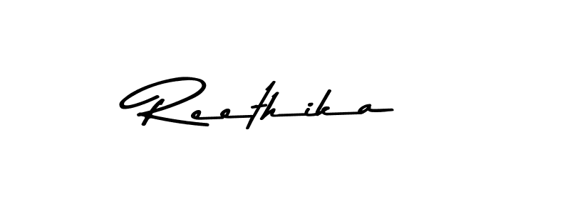 Similarly Asem Kandis PERSONAL USE is the best handwritten signature design. Signature creator online .You can use it as an online autograph creator for name Reethika. Reethika signature style 9 images and pictures png