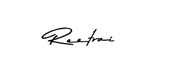 Similarly Asem Kandis PERSONAL USE is the best handwritten signature design. Signature creator online .You can use it as an online autograph creator for name Reetrai. Reetrai signature style 9 images and pictures png