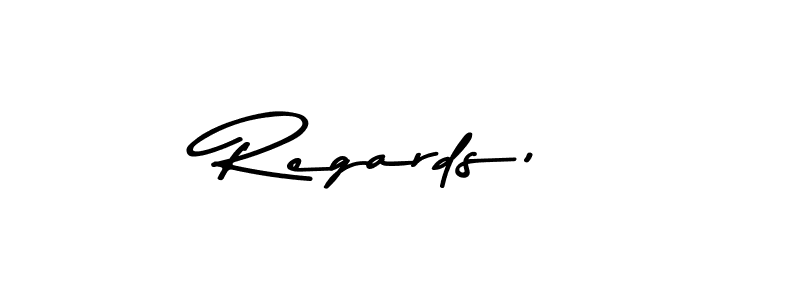 Here are the top 10 professional signature styles for the name Regards,. These are the best autograph styles you can use for your name. Regards, signature style 9 images and pictures png