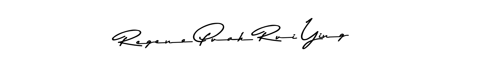 Also we have Regene Puah Rui Ying name is the best signature style. Create professional handwritten signature collection using Asem Kandis PERSONAL USE autograph style. Regene Puah Rui Ying signature style 9 images and pictures png