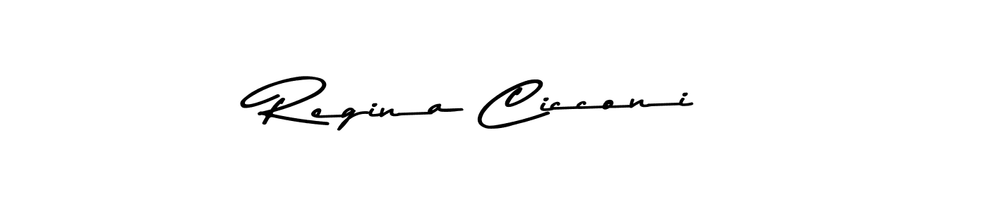 You should practise on your own different ways (Asem Kandis PERSONAL USE) to write your name (Regina Cicconi) in signature. don't let someone else do it for you. Regina Cicconi signature style 9 images and pictures png