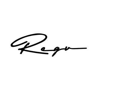 Regu stylish signature style. Best Handwritten Sign (Asem Kandis PERSONAL USE) for my name. Handwritten Signature Collection Ideas for my name Regu. Regu signature style 9 images and pictures png