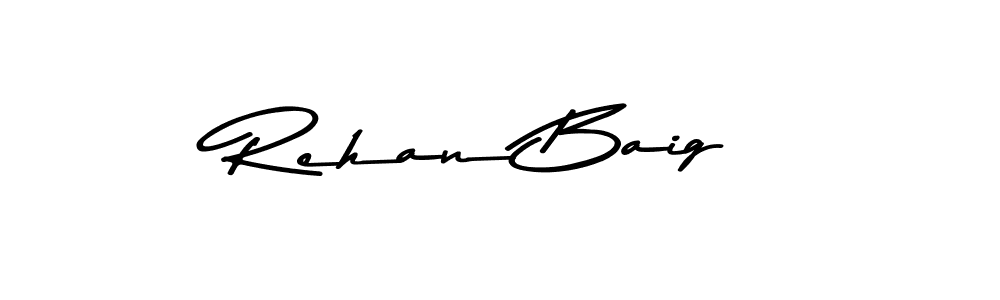 How to make Rehan Baig signature? Asem Kandis PERSONAL USE is a professional autograph style. Create handwritten signature for Rehan Baig name. Rehan Baig signature style 9 images and pictures png