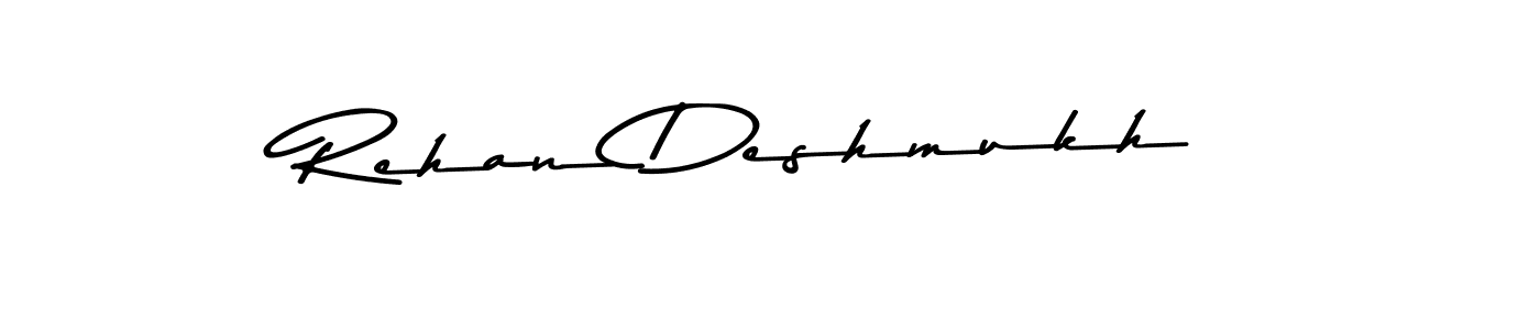 Make a short Rehan Deshmukh signature style. Manage your documents anywhere anytime using Asem Kandis PERSONAL USE. Create and add eSignatures, submit forms, share and send files easily. Rehan Deshmukh signature style 9 images and pictures png