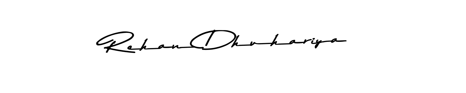 Make a beautiful signature design for name Rehan Dhuhariya. With this signature (Asem Kandis PERSONAL USE) style, you can create a handwritten signature for free. Rehan Dhuhariya signature style 9 images and pictures png