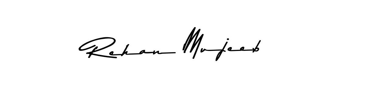 Also we have Rehan Mujeeb name is the best signature style. Create professional handwritten signature collection using Asem Kandis PERSONAL USE autograph style. Rehan Mujeeb signature style 9 images and pictures png