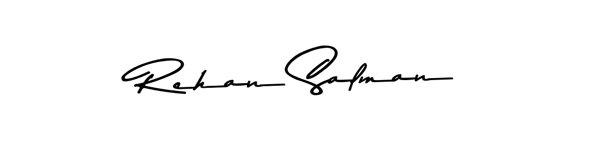 Here are the top 10 professional signature styles for the name Rehan Salman. These are the best autograph styles you can use for your name. Rehan Salman signature style 9 images and pictures png