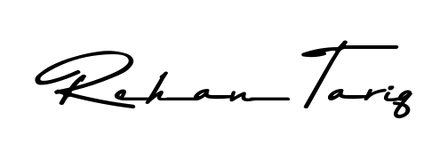 A stylish, flowing autograph style designed for name Rehan Tariq using Asem Kandis PERSONAL USE typography. Perfect for digital creative projects. Rehan Tariq signature style 9 images and pictures png