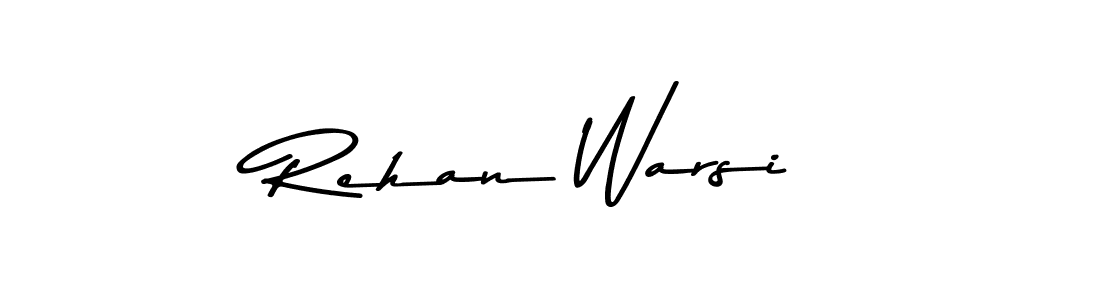 Also we have Rehan Warsi name is the best signature style. Create professional handwritten signature collection using Asem Kandis PERSONAL USE autograph style. Rehan Warsi signature style 9 images and pictures png