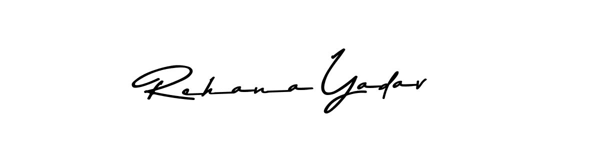 Here are the top 10 professional signature styles for the name Rehana Yadav. These are the best autograph styles you can use for your name. Rehana Yadav signature style 9 images and pictures png