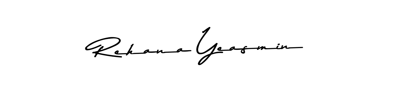 Use a signature maker to create a handwritten signature online. With this signature software, you can design (Asem Kandis PERSONAL USE) your own signature for name Rehana Yeasmin. Rehana Yeasmin signature style 9 images and pictures png
