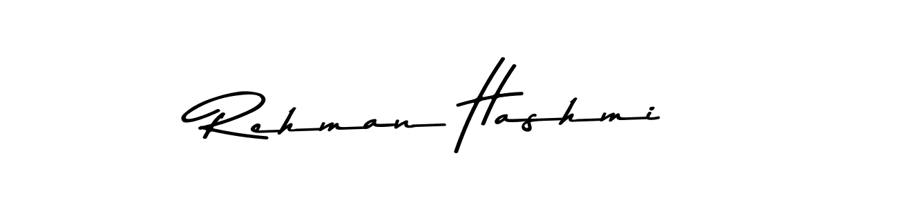 Design your own signature with our free online signature maker. With this signature software, you can create a handwritten (Asem Kandis PERSONAL USE) signature for name Rehman Hashmi. Rehman Hashmi signature style 9 images and pictures png