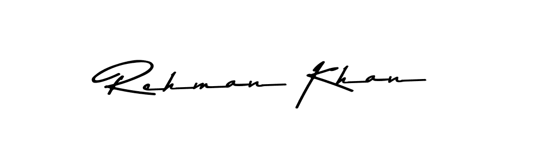 Create a beautiful signature design for name Rehman Khan. With this signature (Asem Kandis PERSONAL USE) fonts, you can make a handwritten signature for free. Rehman Khan signature style 9 images and pictures png