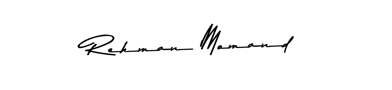 Create a beautiful signature design for name Rehman Momand. With this signature (Asem Kandis PERSONAL USE) fonts, you can make a handwritten signature for free. Rehman Momand signature style 9 images and pictures png