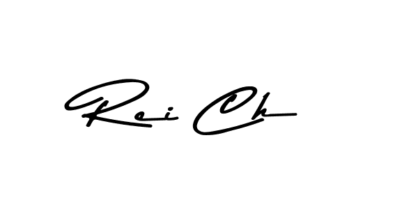 Create a beautiful signature design for name Rei Ch. With this signature (Asem Kandis PERSONAL USE) fonts, you can make a handwritten signature for free. Rei Ch signature style 9 images and pictures png