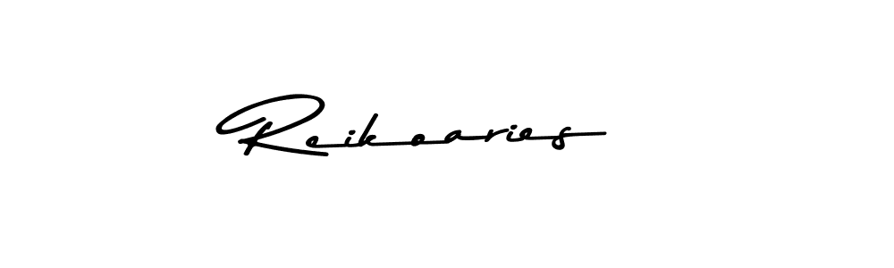 Make a beautiful signature design for name Reikoaries. Use this online signature maker to create a handwritten signature for free. Reikoaries signature style 9 images and pictures png