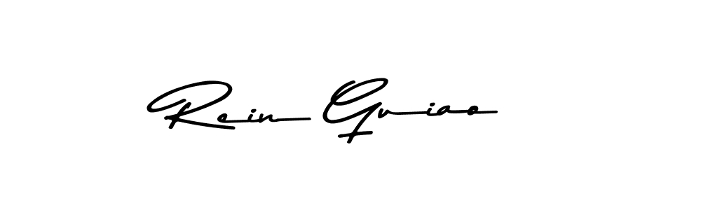 Rein Guiao stylish signature style. Best Handwritten Sign (Asem Kandis PERSONAL USE) for my name. Handwritten Signature Collection Ideas for my name Rein Guiao. Rein Guiao signature style 9 images and pictures png