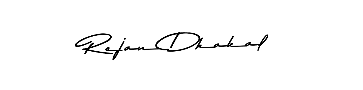 Use a signature maker to create a handwritten signature online. With this signature software, you can design (Asem Kandis PERSONAL USE) your own signature for name Rejan Dhakal. Rejan Dhakal signature style 9 images and pictures png