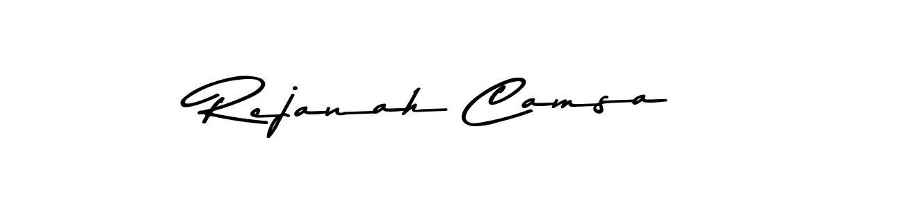 You can use this online signature creator to create a handwritten signature for the name Rejanah Camsa. This is the best online autograph maker. Rejanah Camsa signature style 9 images and pictures png
