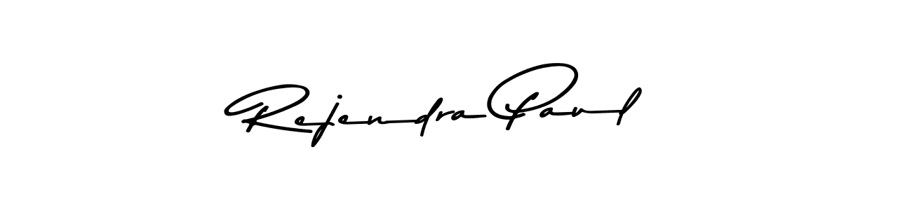 How to make Rejendra Paul name signature. Use Asem Kandis PERSONAL USE style for creating short signs online. This is the latest handwritten sign. Rejendra Paul signature style 9 images and pictures png