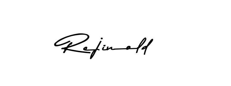 The best way (Asem Kandis PERSONAL USE) to make a short signature is to pick only two or three words in your name. The name Rejinold include a total of six letters. For converting this name. Rejinold signature style 9 images and pictures png