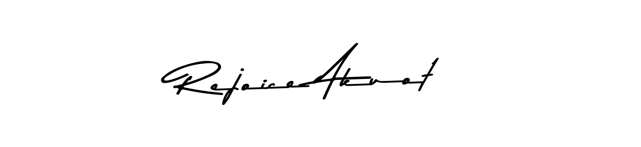 How to Draw Rejoice Akuot signature style? Asem Kandis PERSONAL USE is a latest design signature styles for name Rejoice Akuot. Rejoice Akuot signature style 9 images and pictures png