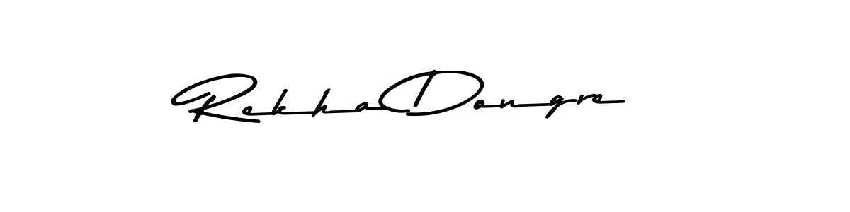 Also You can easily find your signature by using the search form. We will create Rekha Dongre name handwritten signature images for you free of cost using Asem Kandis PERSONAL USE sign style. Rekha Dongre signature style 9 images and pictures png