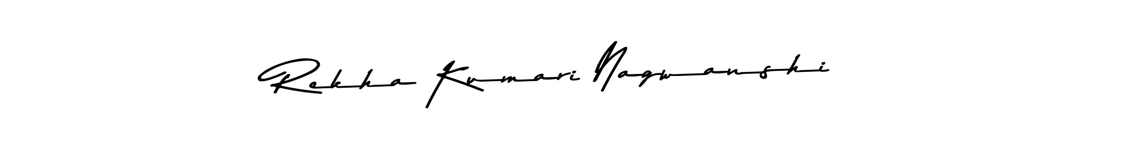 Design your own signature with our free online signature maker. With this signature software, you can create a handwritten (Asem Kandis PERSONAL USE) signature for name Rekha Kumari Nagwanshi. Rekha Kumari Nagwanshi signature style 9 images and pictures png