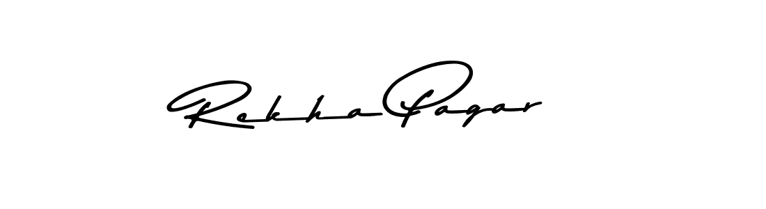 Similarly Asem Kandis PERSONAL USE is the best handwritten signature design. Signature creator online .You can use it as an online autograph creator for name Rekha Pagar. Rekha Pagar signature style 9 images and pictures png